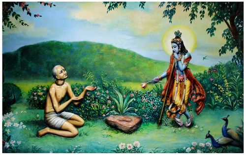 जब श्री कृष्ण सनातन गोस्वामी के लिए दूध लाते हैं
