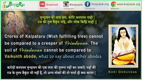 Vrindavan Ki Lata Sam - Shri Dhruvdas, Bayaalees Leela, Vrindavan Shat Leela (41)