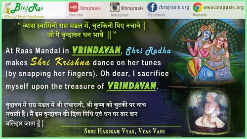 Vyas Swamini Raas Mandal Mein - Shri Hariram Vyas, Vyas Vani, Purvardh (221)