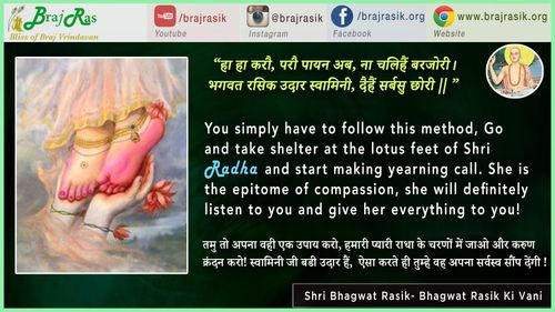 Haa Haa Karau Parau Payan - Shri Bhagavat Rasik Ki Vani, Ananyarasikabharan Granth 12 (2)