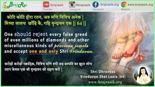 Koti Koti Heera Ratan - Shri Dhruvdas, Bayalees Leela, Vrindavan Shat Leela (64)
