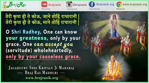 तेरी कृपा ही ते कोऊ  - जगद्गुरु श्री कृपालु जी महाराज, ब्रज रस माधुरी 2 (49)