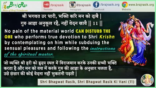 Shri Bhagavat Ura Dhari Bhakti - Shri Bhagavat Rasik Ki Vani, Nirvirodh Manaranjan (11)