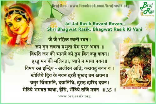 Jai Jai Rasik Ravani Ravan - Shri Bhagwat Rasik, Bhagwat Rasik Ji Ki ...