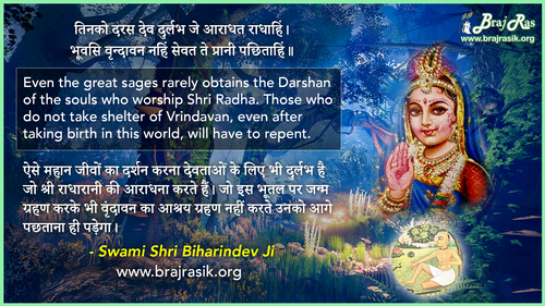तिनको दरस देव दुर्लभ - श्री बिहारिन देव जू की वाणी, रस के पद (169)
