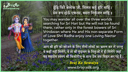Dhundhi Phirai Trelok Jau - Braj Ke Dohe