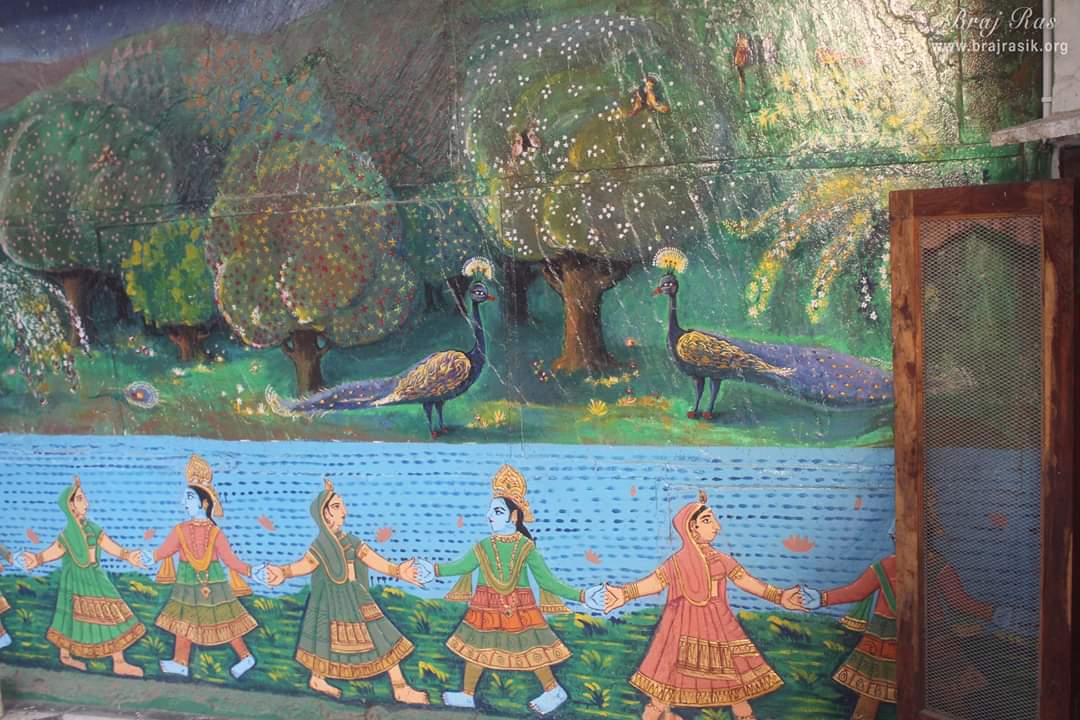 Beautiful painting at vamshivata temple