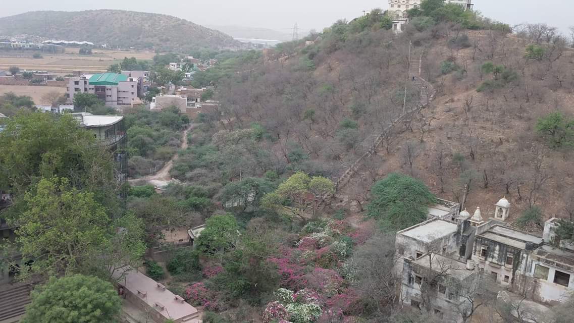Another View of Gehvar Van, Barsana from Morkuti.  