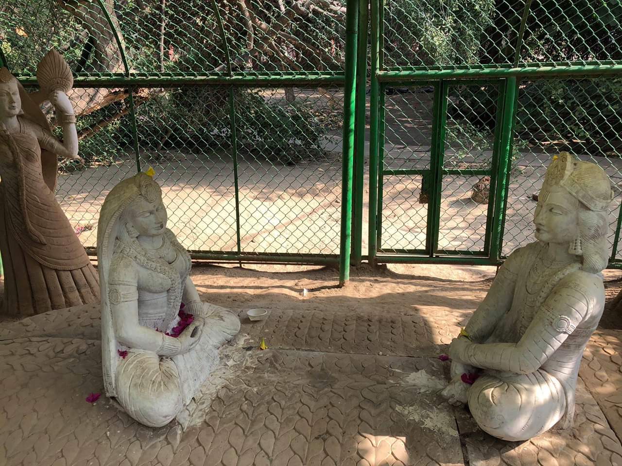 Radha's Maan Leela portrayed at Gehvar van, Barsana. 