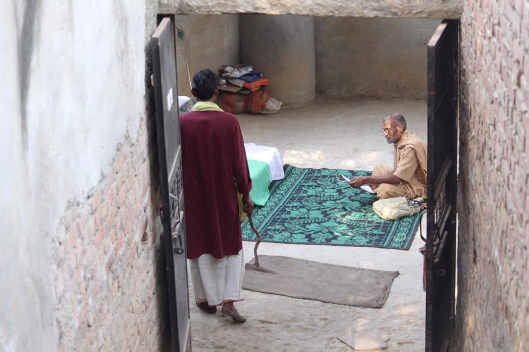 Very old Raas Leela Sthali found 10 feet under the ground at Gahvar van barsana near Radha Sarovar