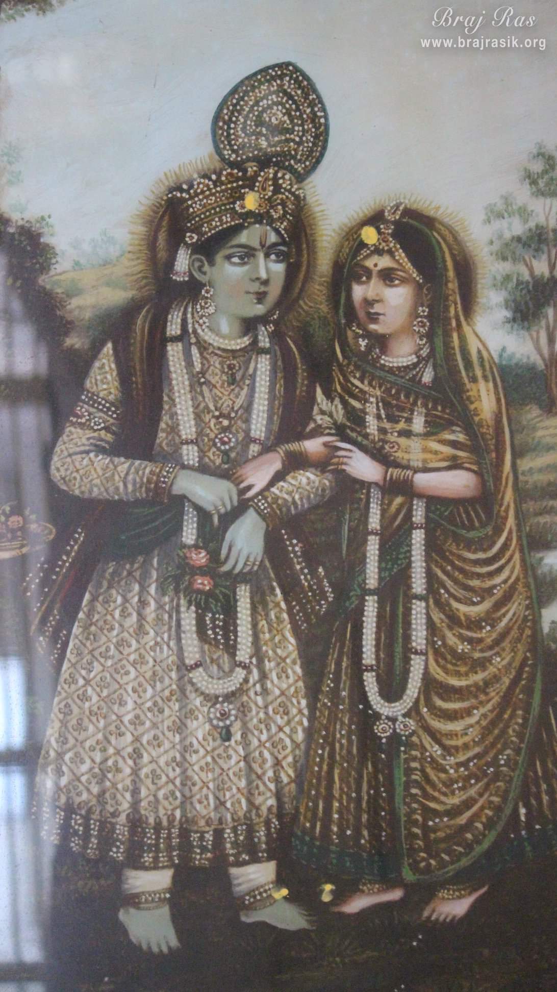 Radha Krishn Leela portrayed at Kishor Van, Vrindavan