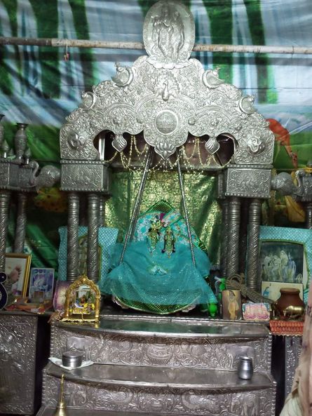 Shri Radha Krishna at Maan mandir or Mana mandir, Barsana