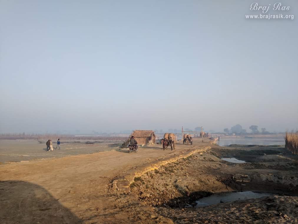 Way from Belvan to Vrindavan Yamuna.