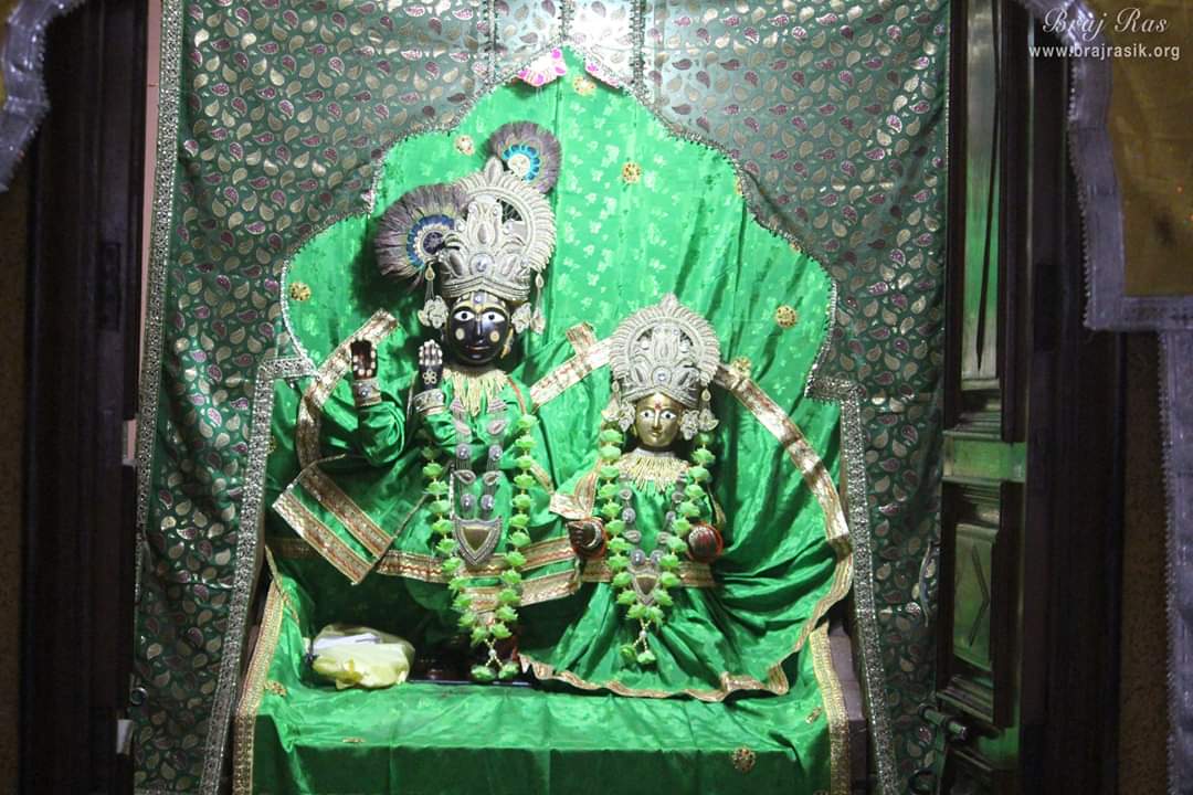 Shri Radha Krishna or Shri Daan Bihari Lal at Vrindavan.