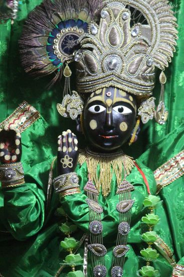 Shri Shri Daan Bihari Lal at Vrindavan.