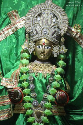 Shri Shri Radha Rani at Daan or Dana Bihari temple at Vrindavan.