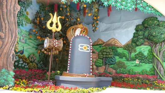 Shivling at Kirti Mandir, Barsana. 