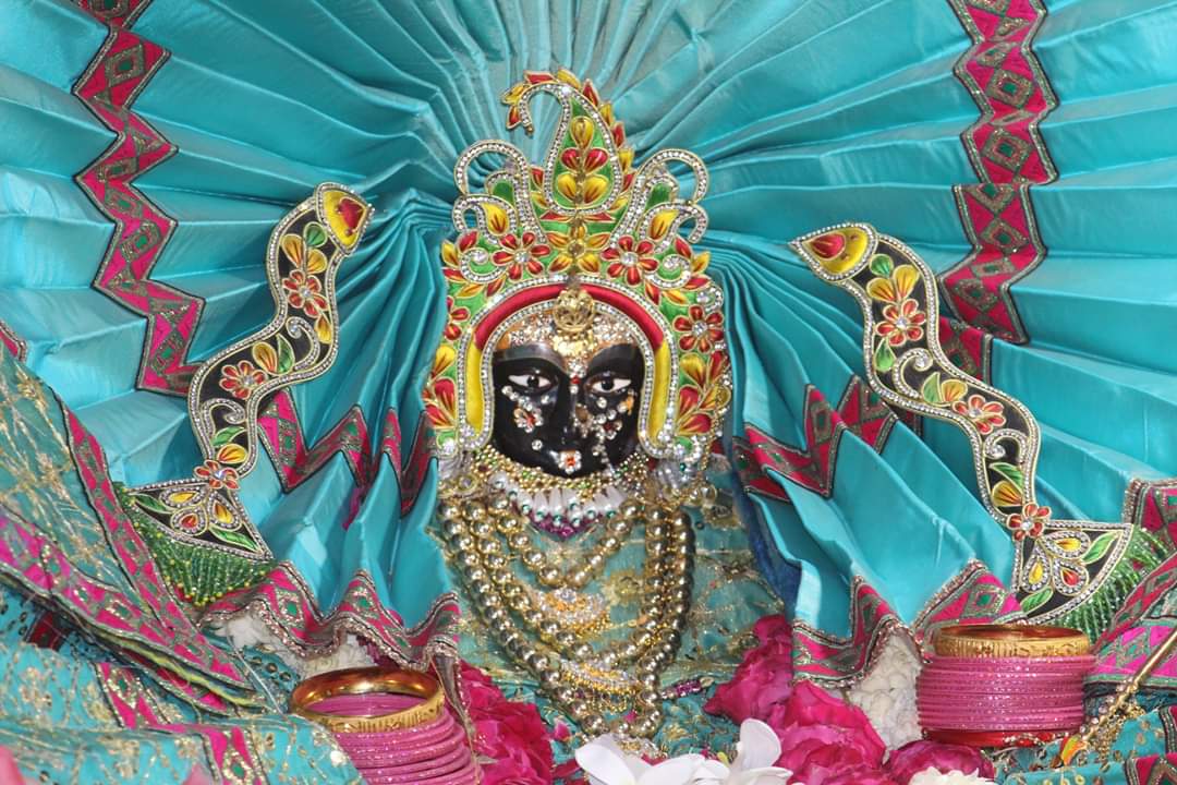 Shri Raseshwari Ji at Hita Raas Mandal.
