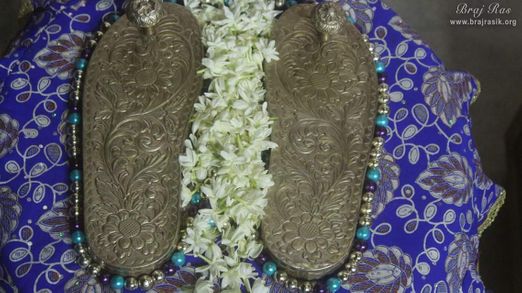 Charan Paduka of Ammaji at Shyama Shyam Dham, Vrindavan.