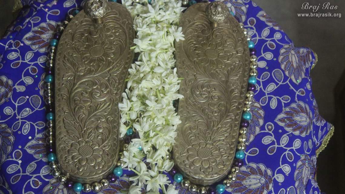 Charan Paduka of Ammaji at Shyama Shyam Dham, Vrindavan.
