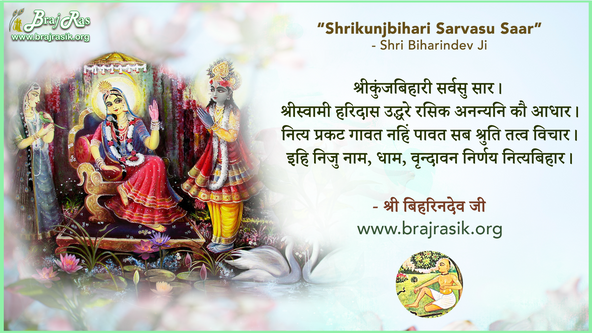Shrikunjbihari Sarvasu Saar - Shri Biharindev Ji