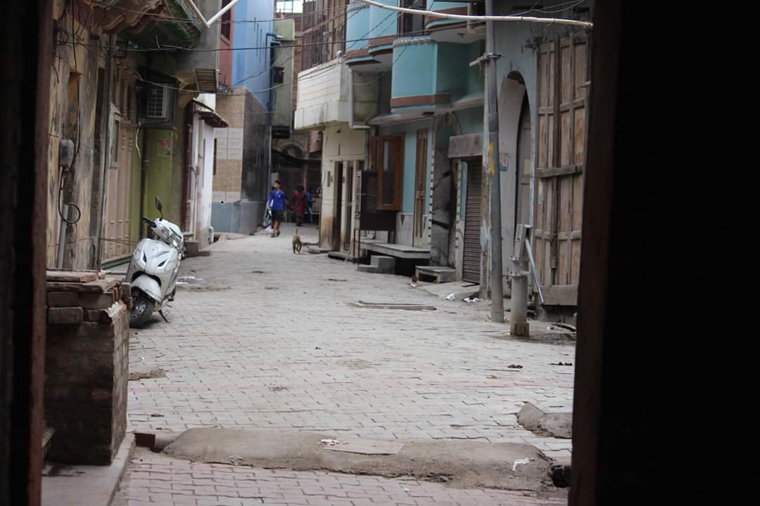 Near Meerabai temple, Vrindavan. Meerabai stayed in Vrindavan for almost 14 years here.