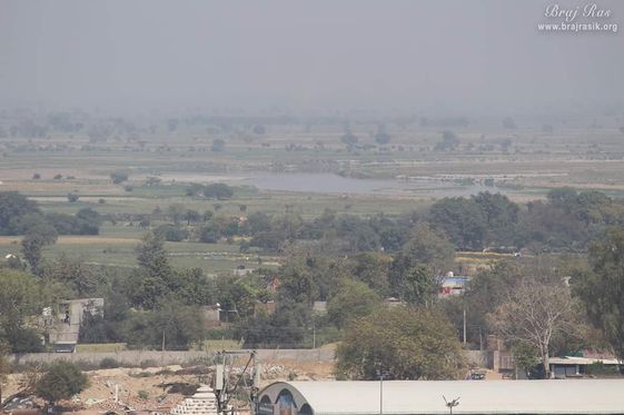 Glimpses of Yamuna ji from Top - Bird eye view, Vrindavan