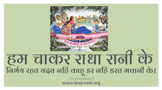 हम चाकर राधा रानी के - श्री भारतेंदु हरिशचंद्र, भारतेंदु ग्रंथावली, होली (11)