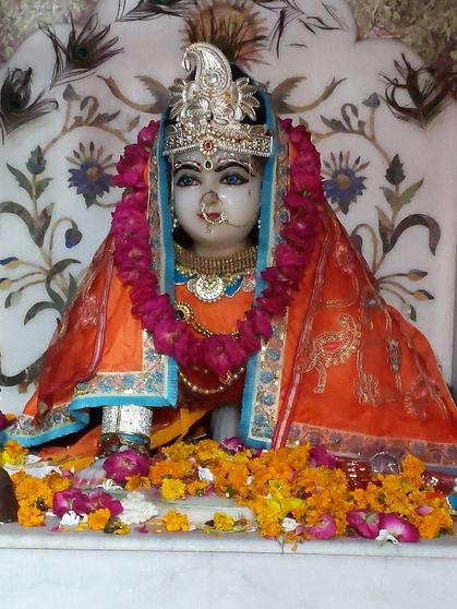 Baby Radharani in Radharani Temple, Ravala or Rawal.