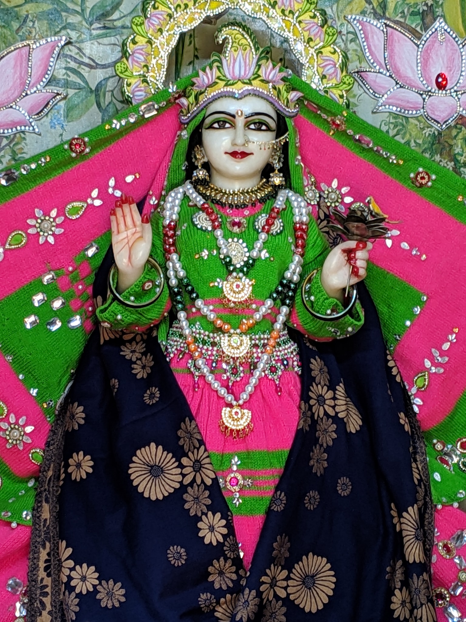 Close look of Vrinda Devi.
