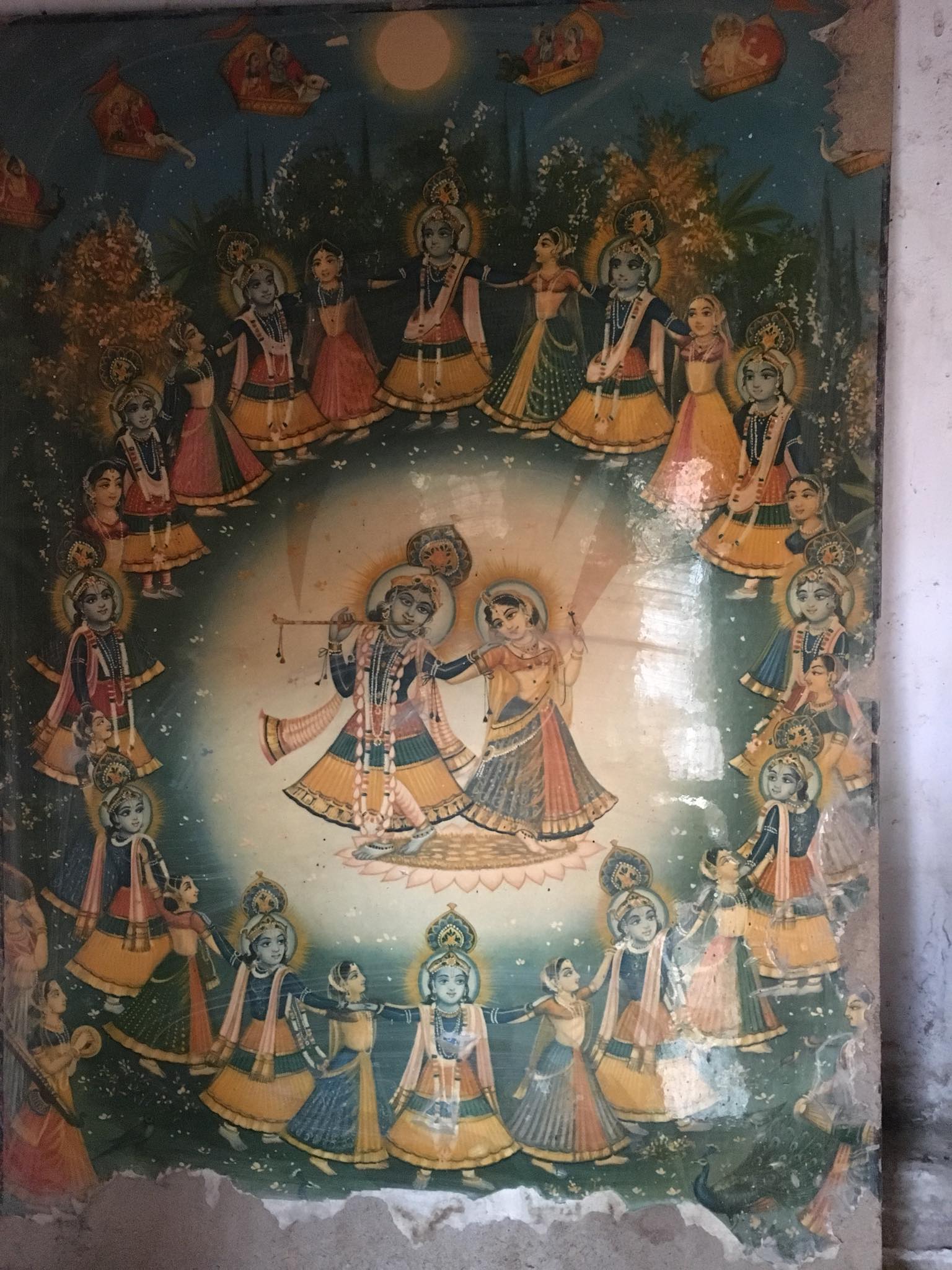 Portrait of Maharaas at Shringar Vat.
