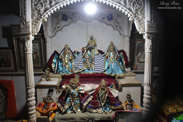 Deity Darshan Of Shri Radha Manohar Ji and Mirabai Ji at Mirabai Temple.
