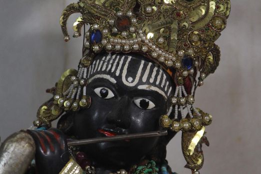Shri Manohar Ji at Mirabai Temple.