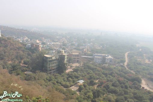 Barsana city view from top.