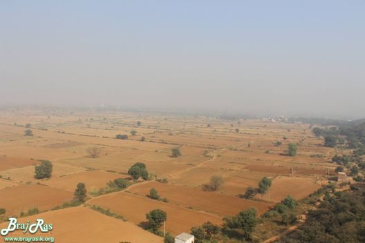 Open fields in Barsana.