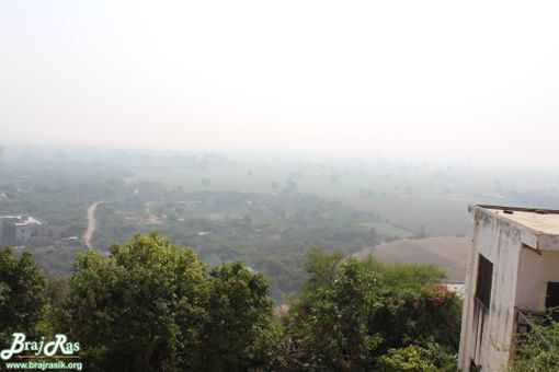 Side view from top of  Barsana.