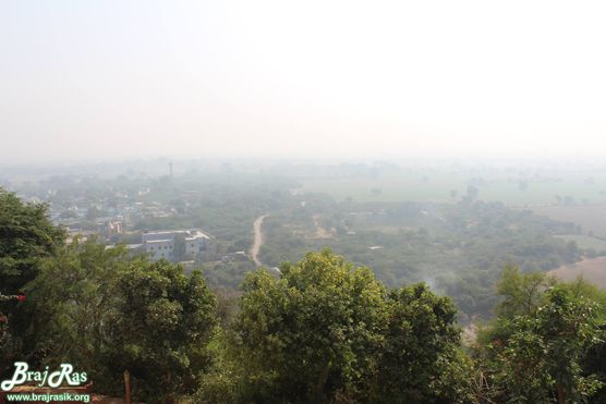 A green view from top of Barsana.