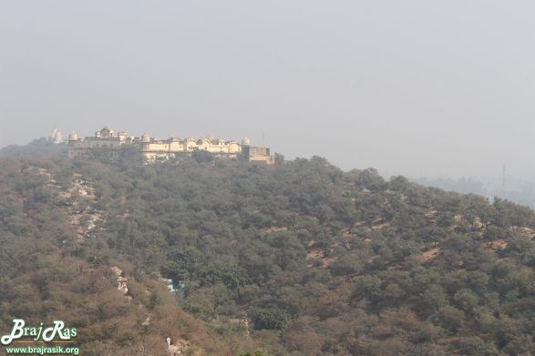 View of Maan Garh Fort in Barsana.