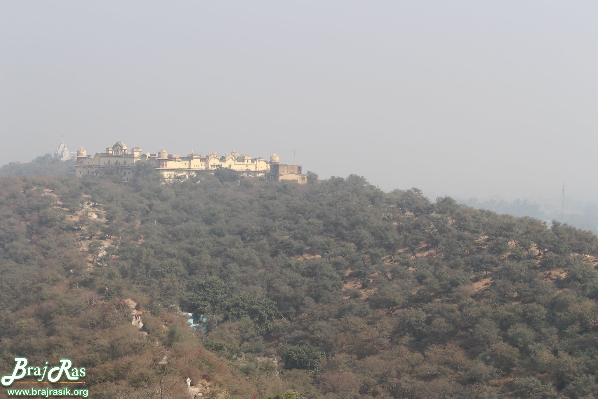 View of Maan Garh Fort in Barsana.