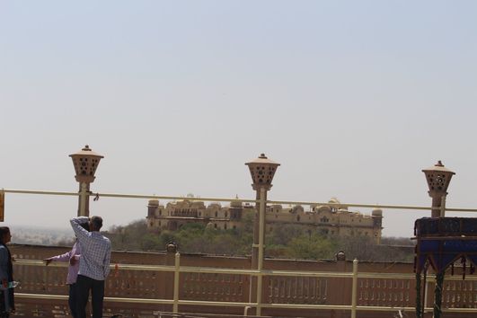 A top view from Radharani Temple in Barsana.