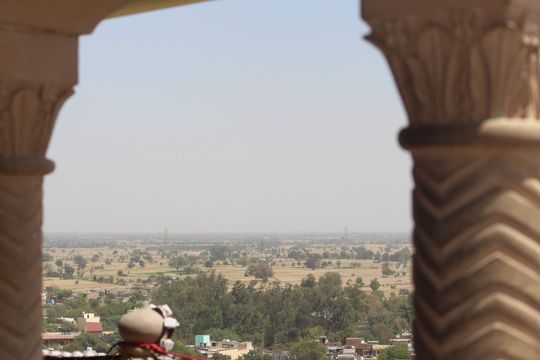 Another top view from Radharani Temple in Barsana.
