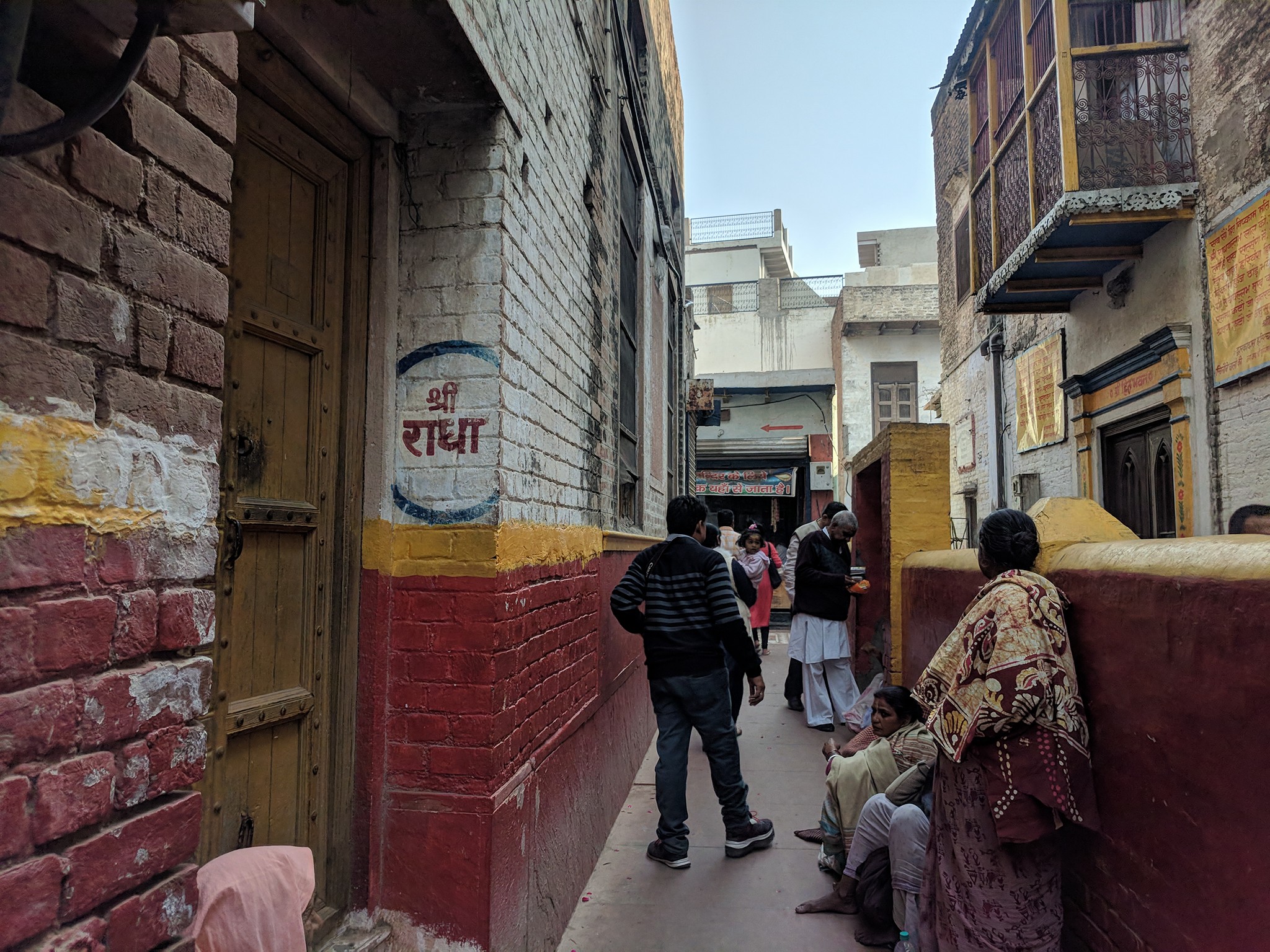 Path to Shri Radhavallabh Temple