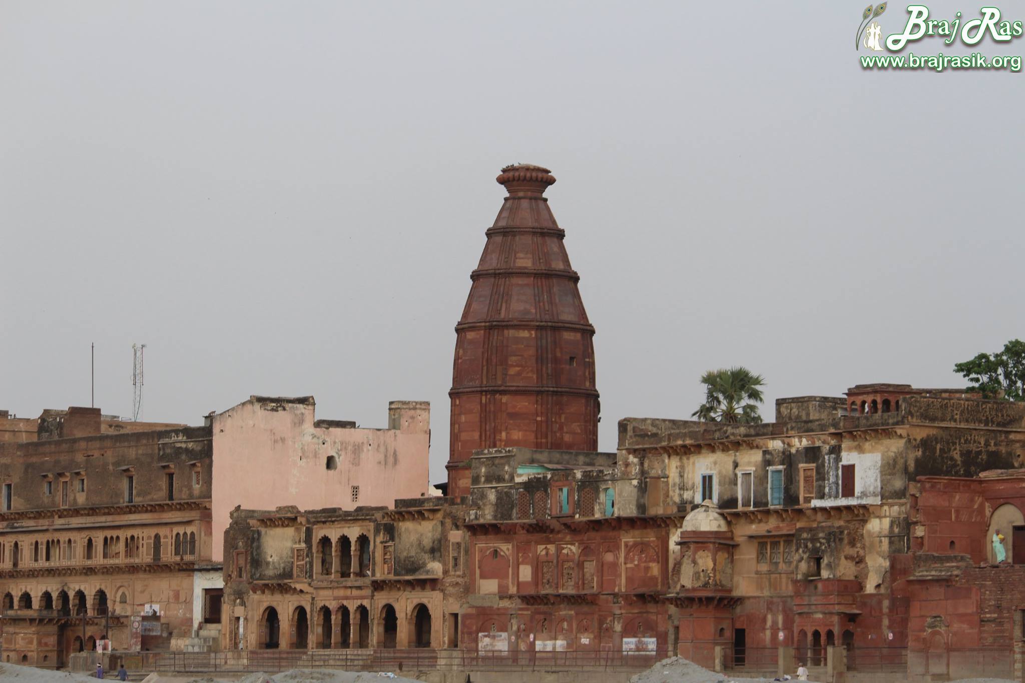 Beautiful temple view near Shri Yamuna Ji