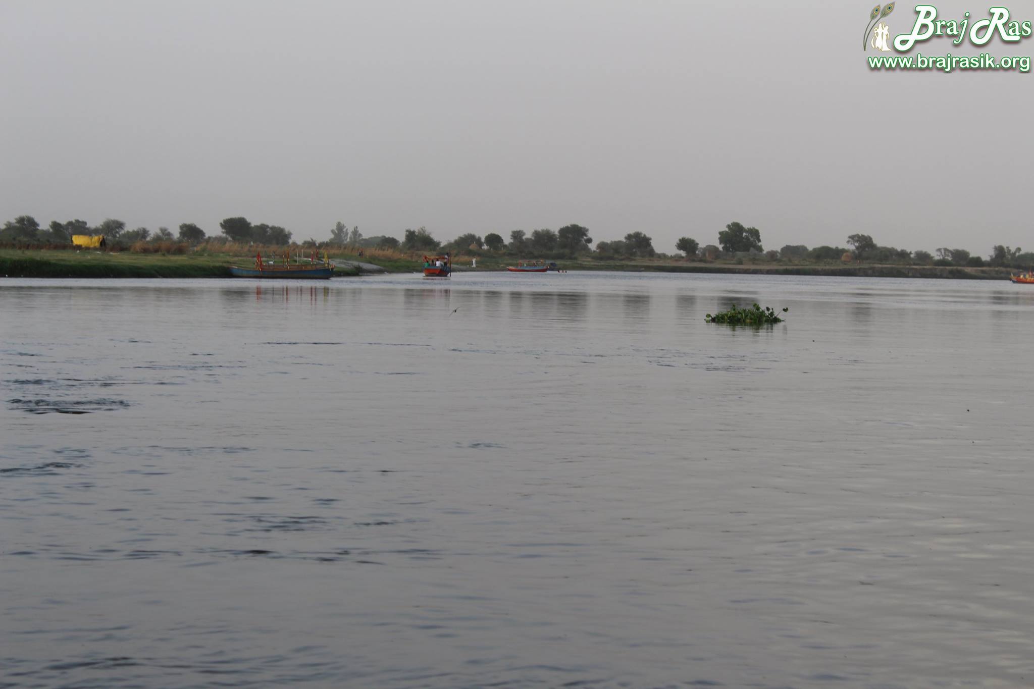 Beautiful view of Shri Yamuna Ji from boat