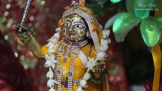 Darshan of Shri Lalita Ju at Pyari Kunj, Vrindavan