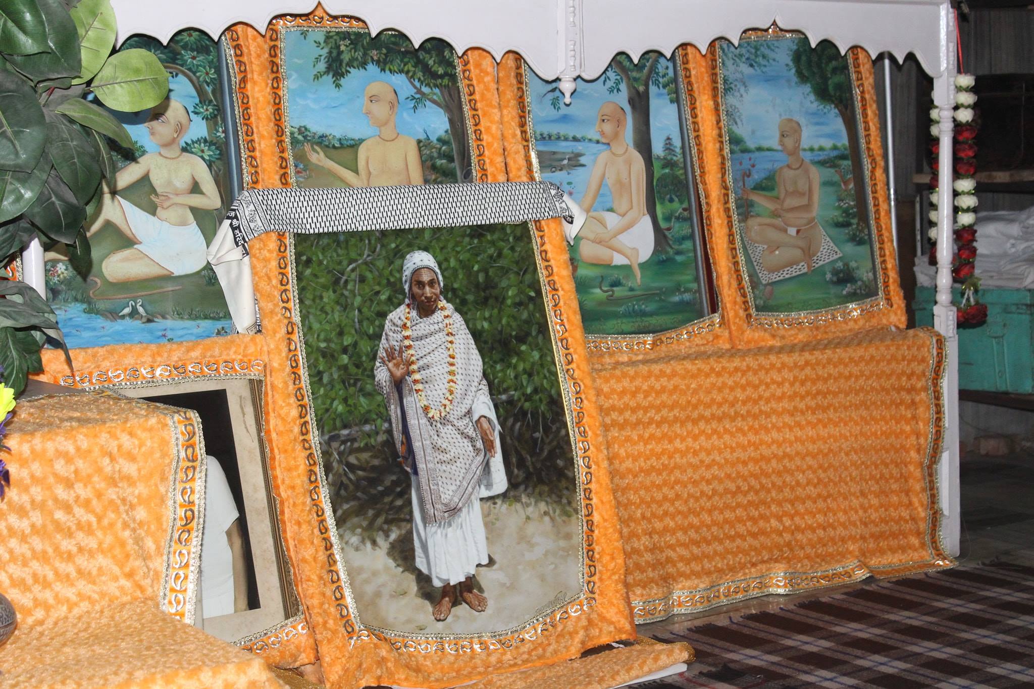 स्वामी हरिदास कुंज कुटी, वृंदावन के रसिक संतों का चित्र