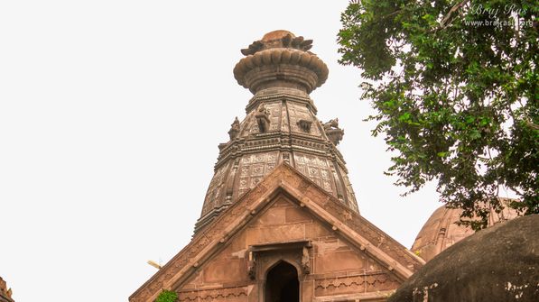 Top view of the dome of Shri Radha Madan Mohan Temple, Vrindavan