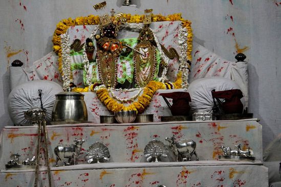 Distant Deity Darshan of Shri Radha Madan Mohan Temple, Vrindavan