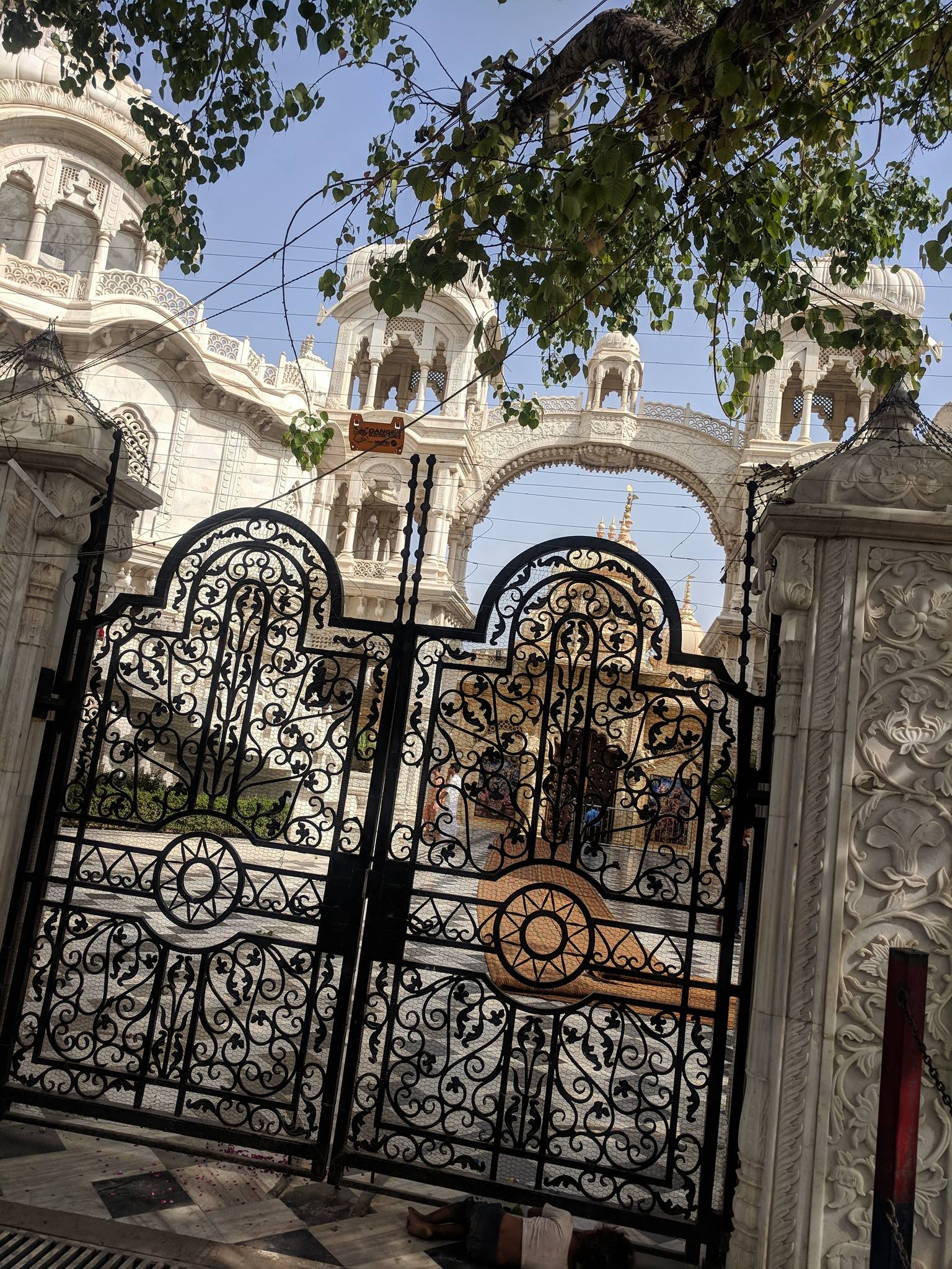 Gate of Krishna Balram Temple, Vrindavan ISKCON