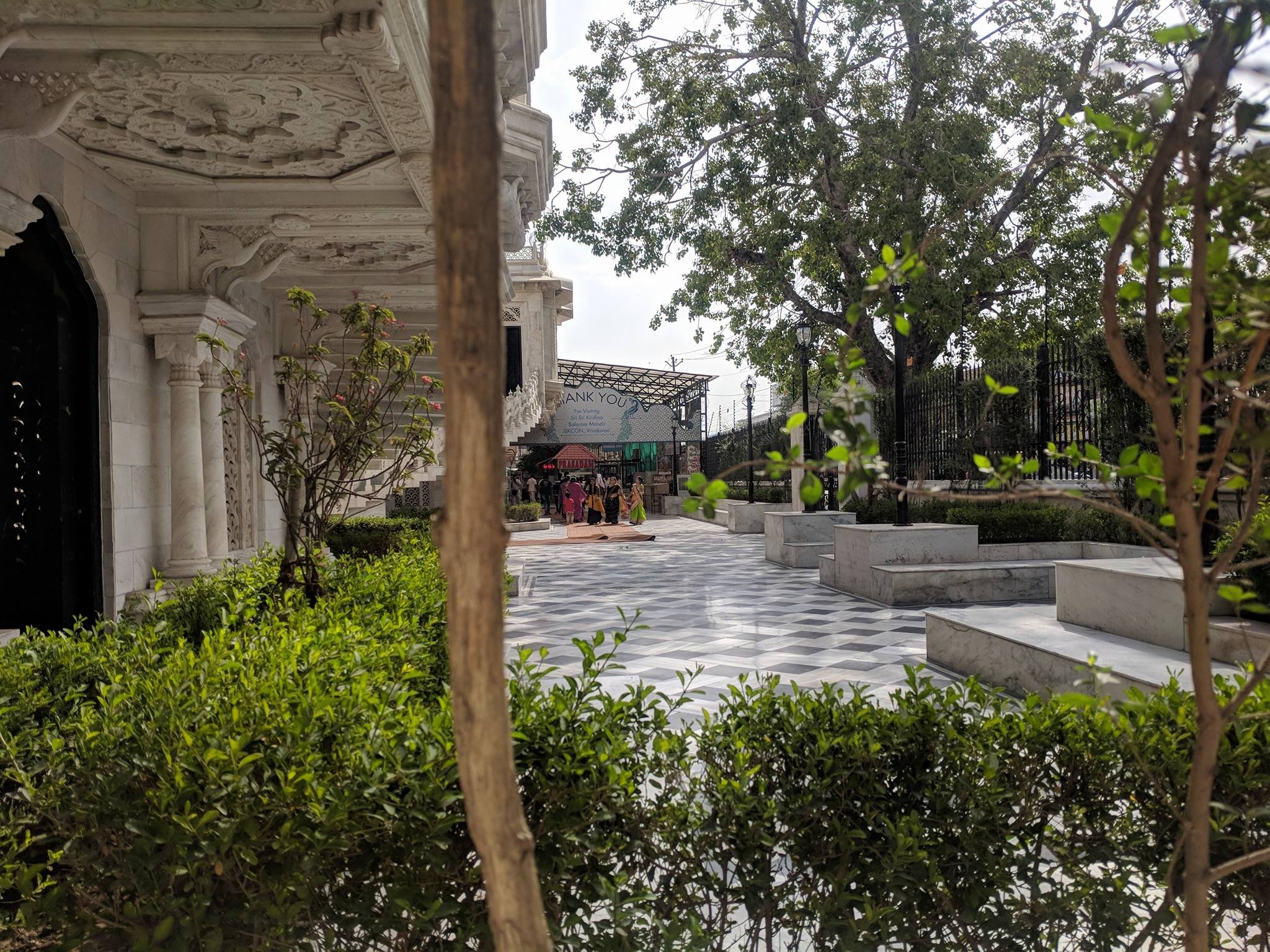 Entrance of Krishna Balram Temple, Vrindavan ISKCON